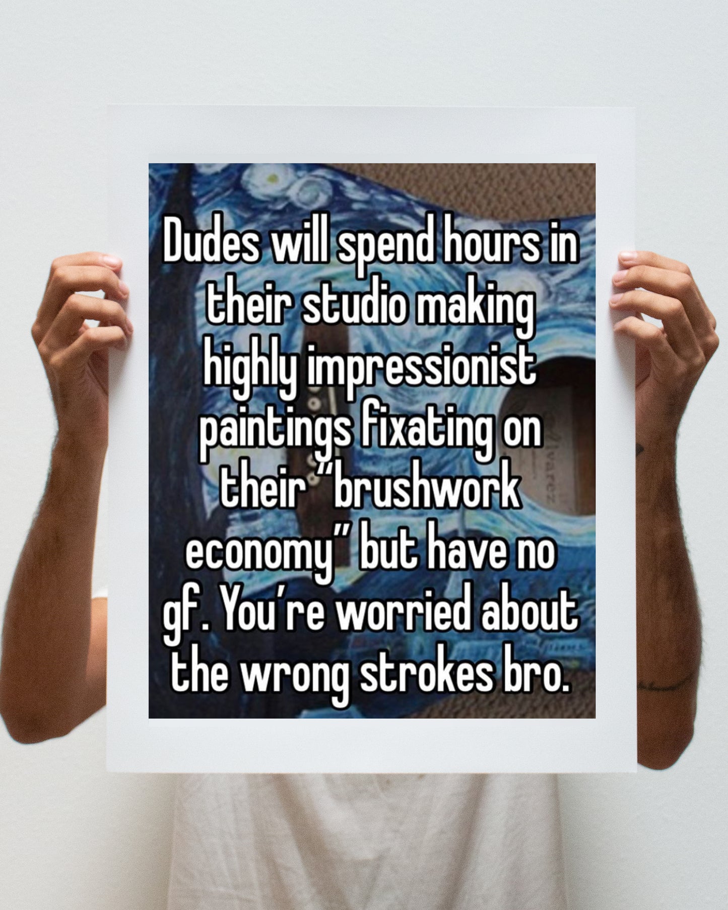 "The Wrong Strokes" Print