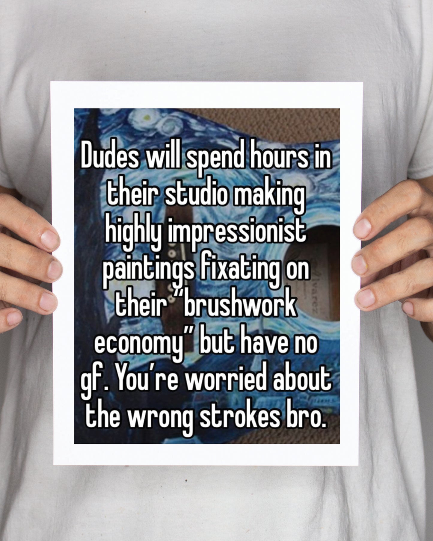 "The Wrong Strokes" Print