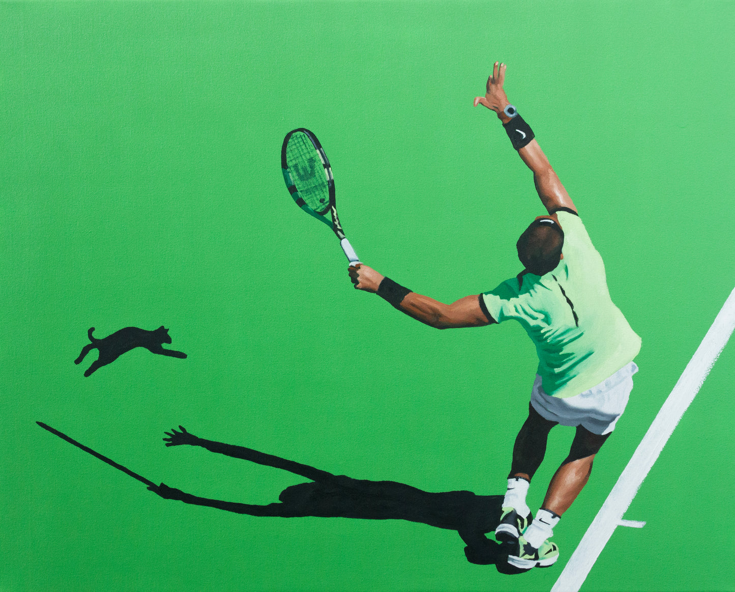 "Practice Makes Purrfect 24" Print