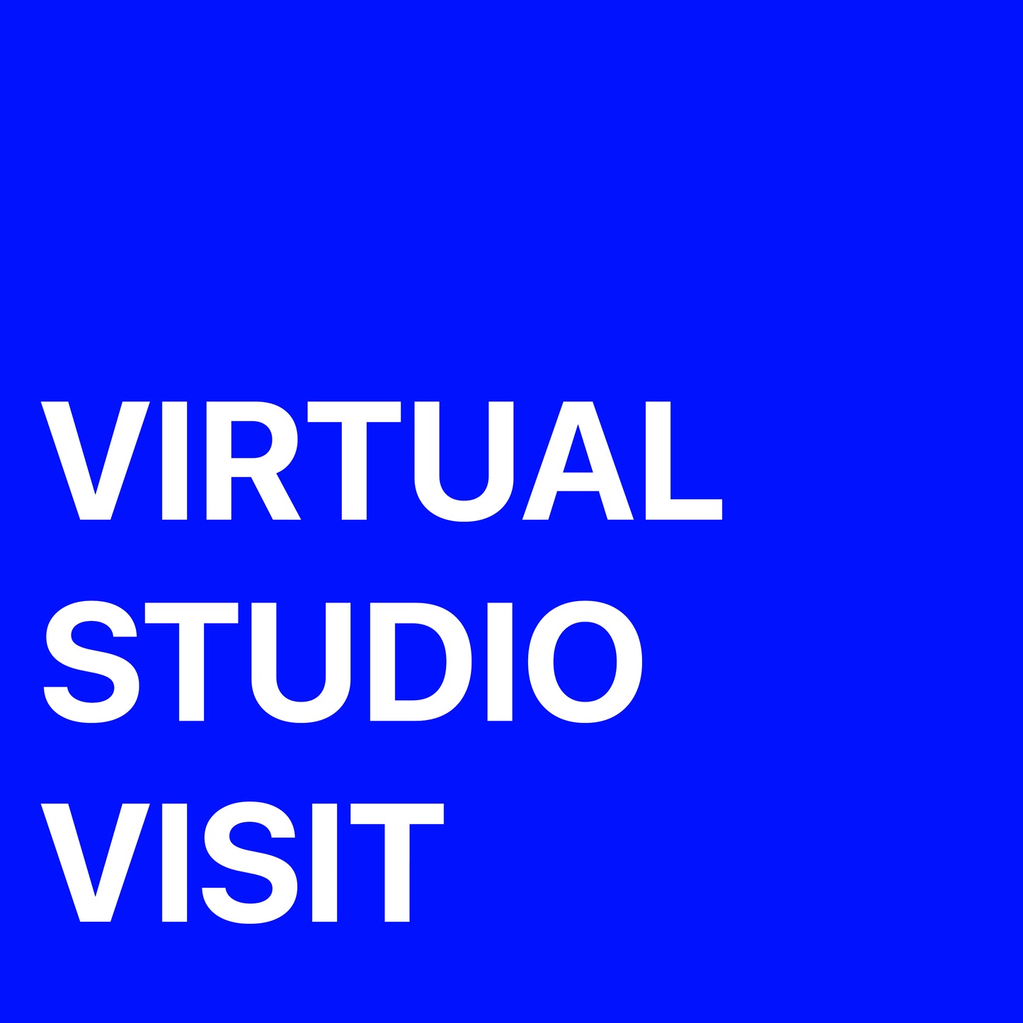 Virtual Studio Visit