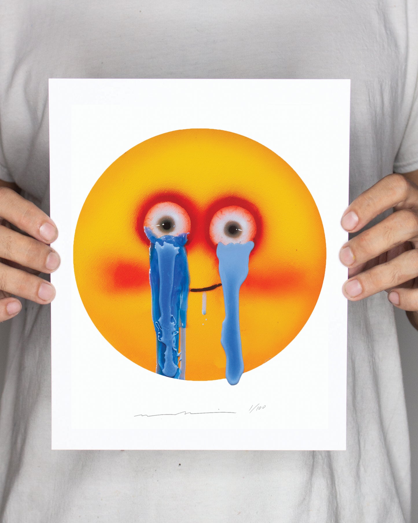 8x10 Cursed Emoji 10  Print