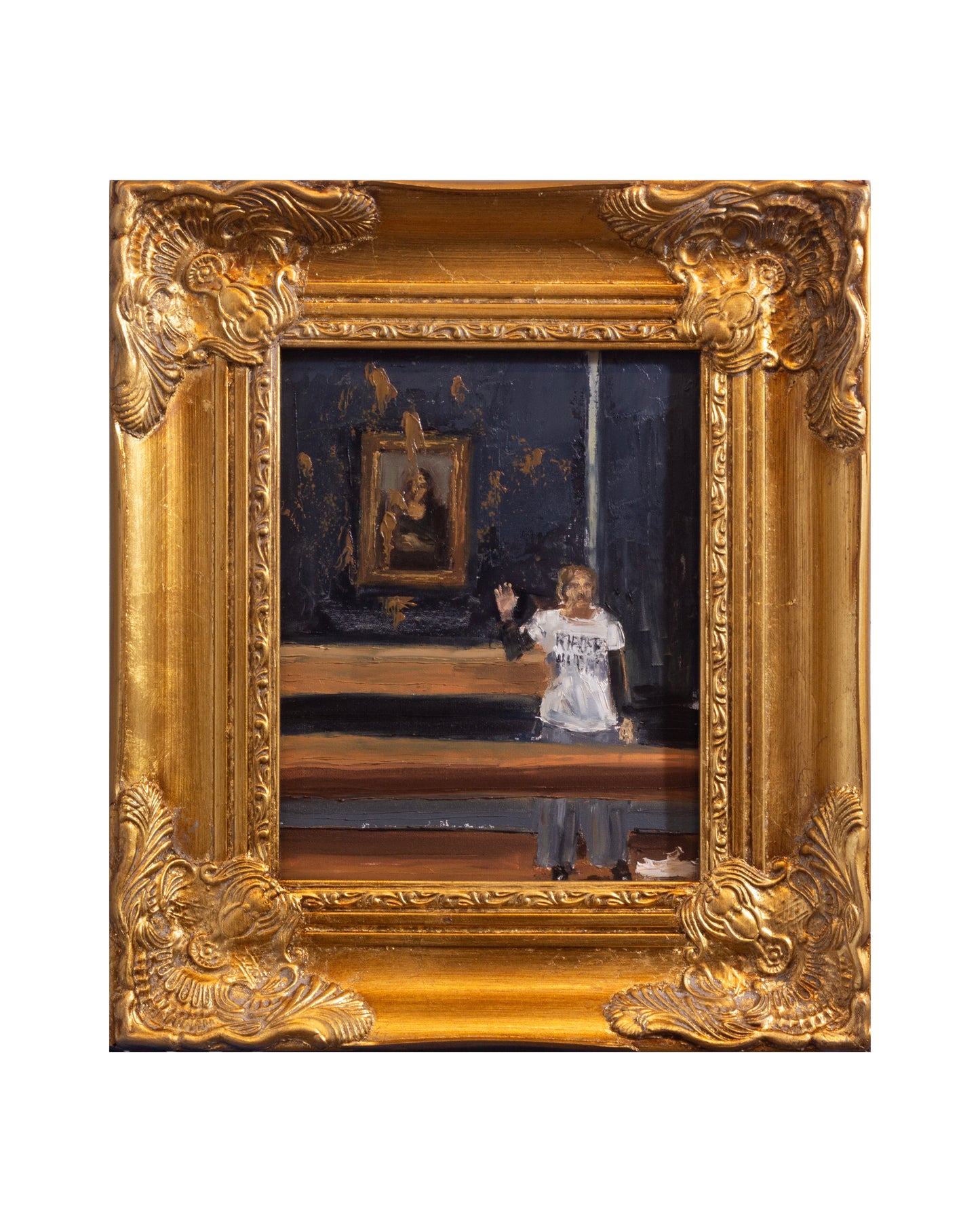 "The Viewer and Leonardo Da Vinci" Print